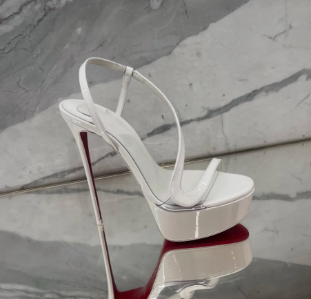 Women Fashion Ideas - Metallic Leather Platform Stilettos Sandals sexy