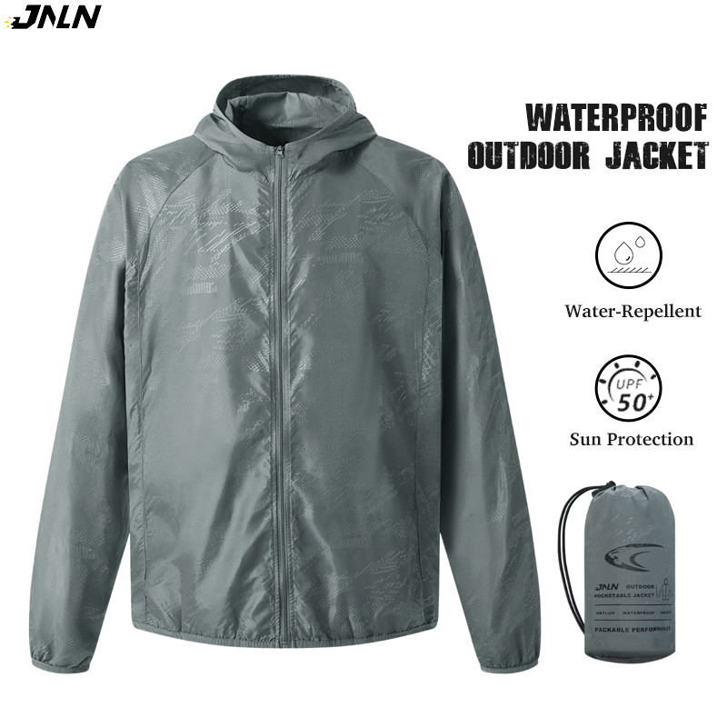 Women'S Fashion Rain Jacket - JNLN Men's Women's Waterproof Hiking Jacket