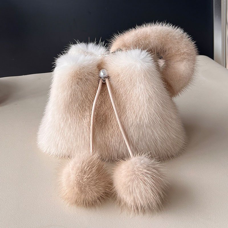 Y2K Real Mink Fur Handbag Wome - огляд і ціна Women'S Real Y2K Fashion