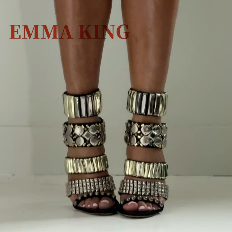 Black Embellished Ankle Strap  - огляд і ціна Women Fashion Ideas