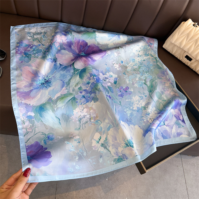 2026 New Floral Print Silk Squ - огляд і ціна Women Fashion Necktie