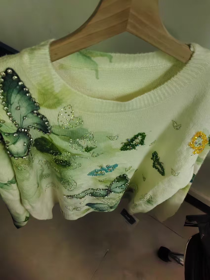 Real Photo Crystal Embroidery  - огляд і ціна Women'S Real Y2K Fashion