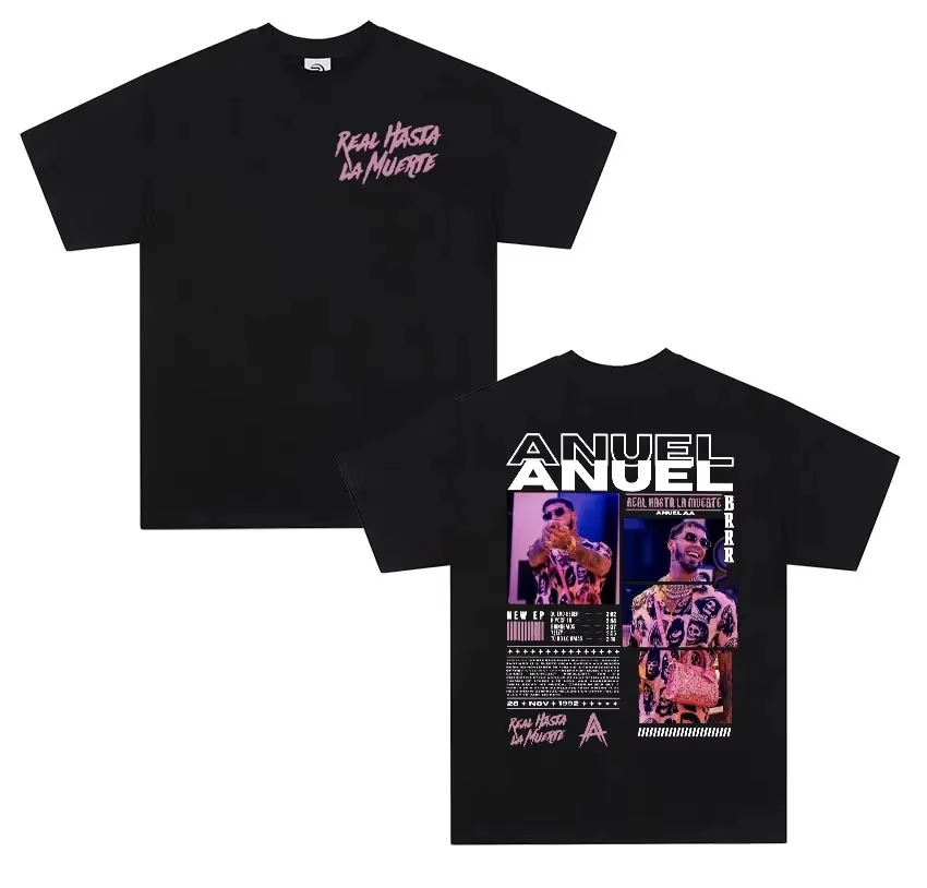Rapper ANUEL AA Real Hastala M - огляд і ціна Women'S Real Y2K Fashion