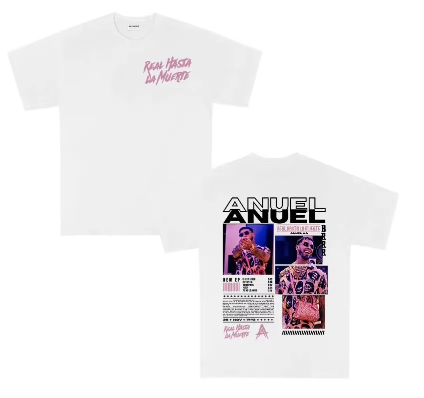 Rapper ANUEL AA Real Hastala M - огляд і ціна Women'S Real Y2K Fashion