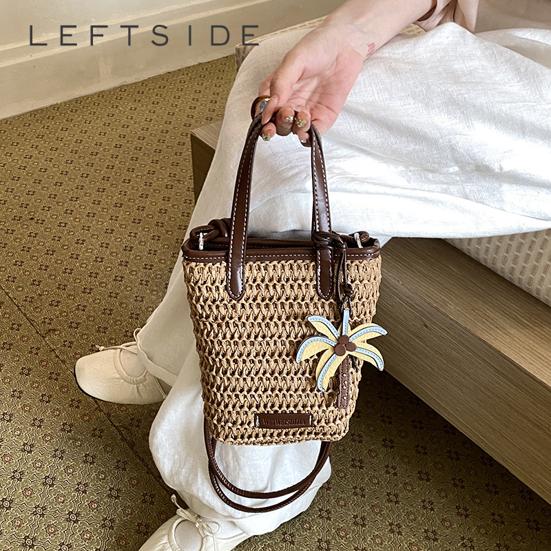 Women Mini Straw Woven Bucket  - огляд і ціна Women'S Fashion Trends Spring 2026