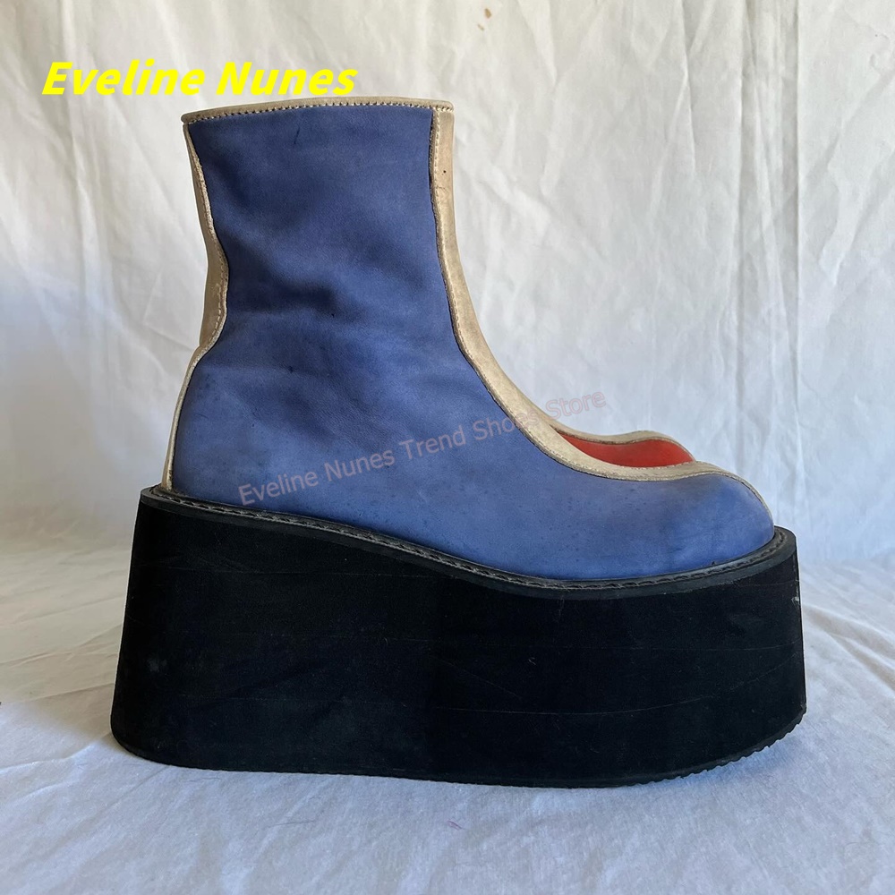 Y2K Red Blue Platform Ankle Bo - огляд і ціна Women'S Fashion Trends Spring 2026