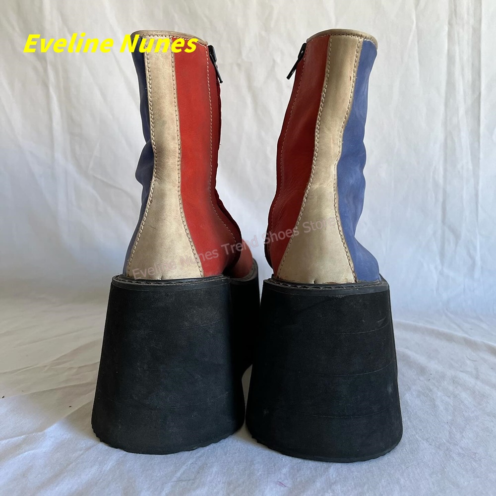 Y2K Red Blue Platform Ankle Bo - огляд і ціна Women'S Fashion Trends Spring 2026