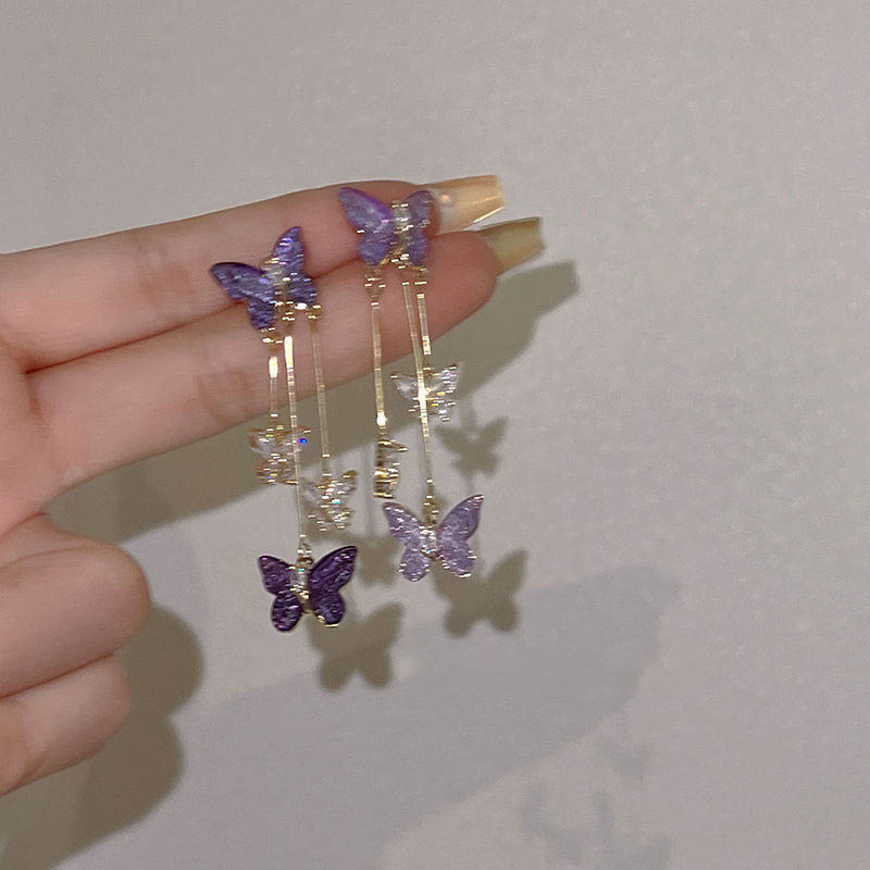 Silver Color Needle Purple But - огляд і ціна Trend Women Fashion