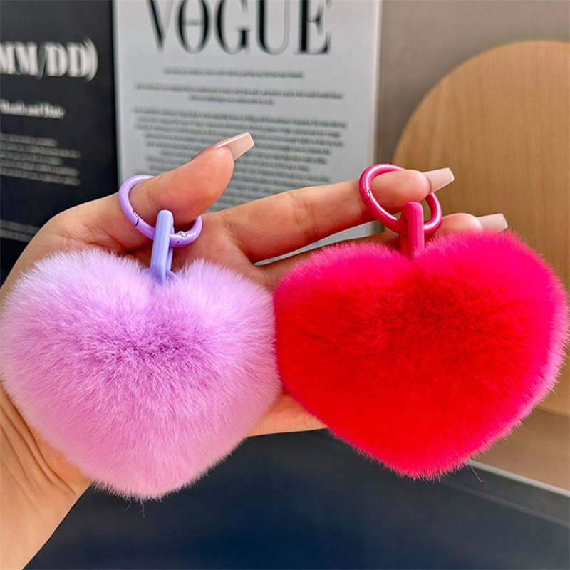 Cute Y2k Fluffy Pompom Keychai - огляд і ціна Women'S Real Y2K Fashion