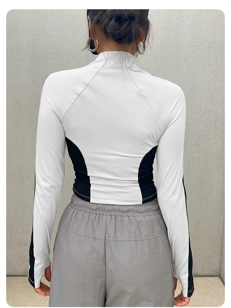 Yoga Clothes Stand Up Collar J - огляд і ціна Trend Women Fashion