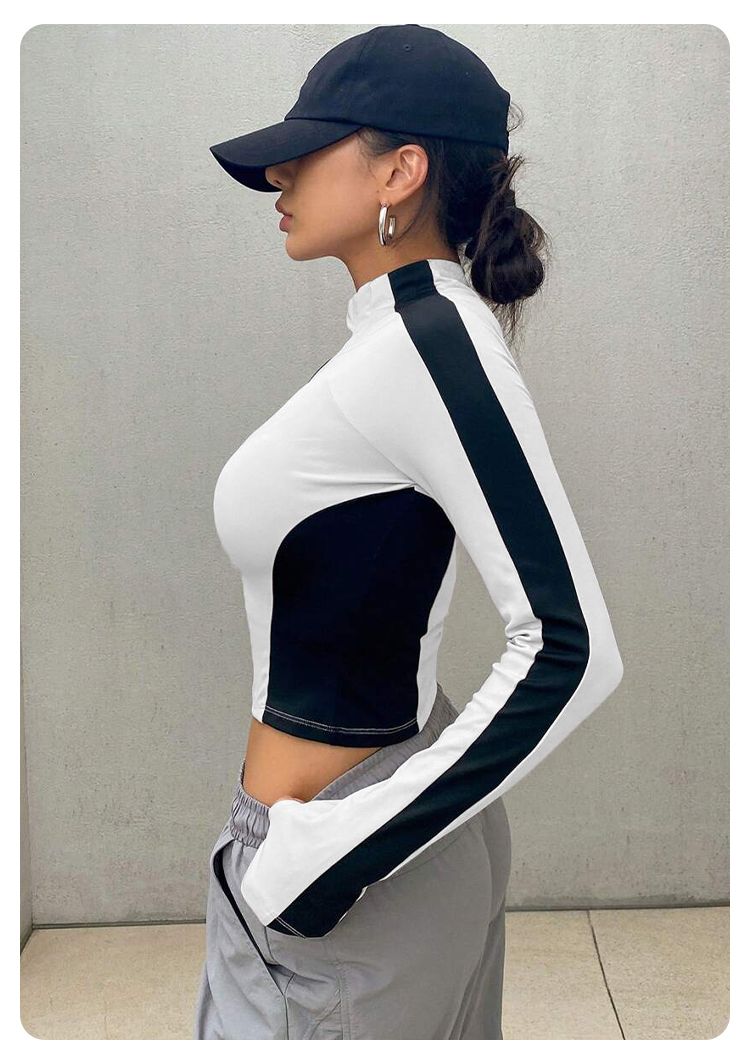 Yoga Clothes Stand Up Collar J - огляд і ціна Trend Women Fashion
