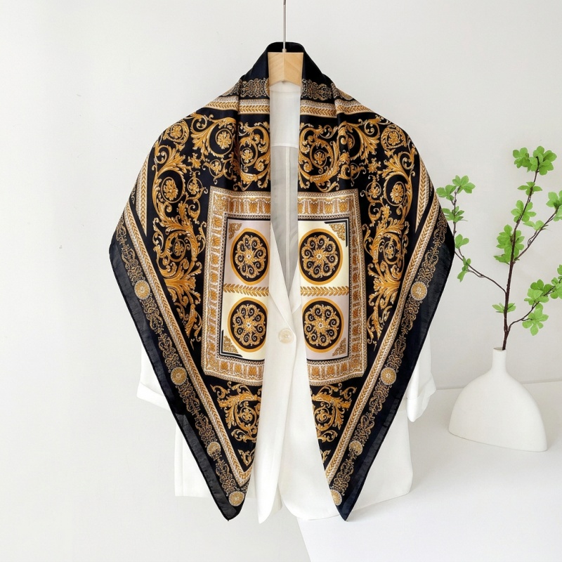 Vintage Satin Square Scarf Wom - огляд і ціна Women Fashion Necktie