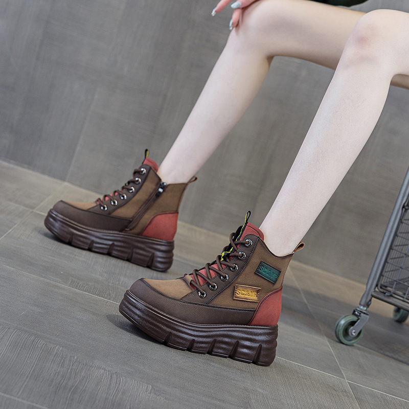 Women Platform Boots Winter Fa - огляд і ціна Women'S Fashion Petite