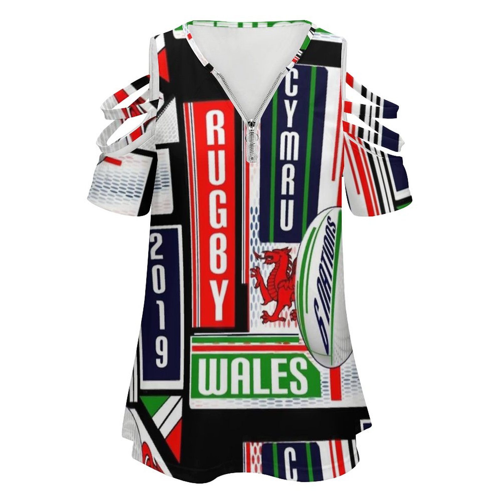 Cymru Welsh Wales Rugby Team D - огляд і ціна Women'S Fashion Rugby Top
