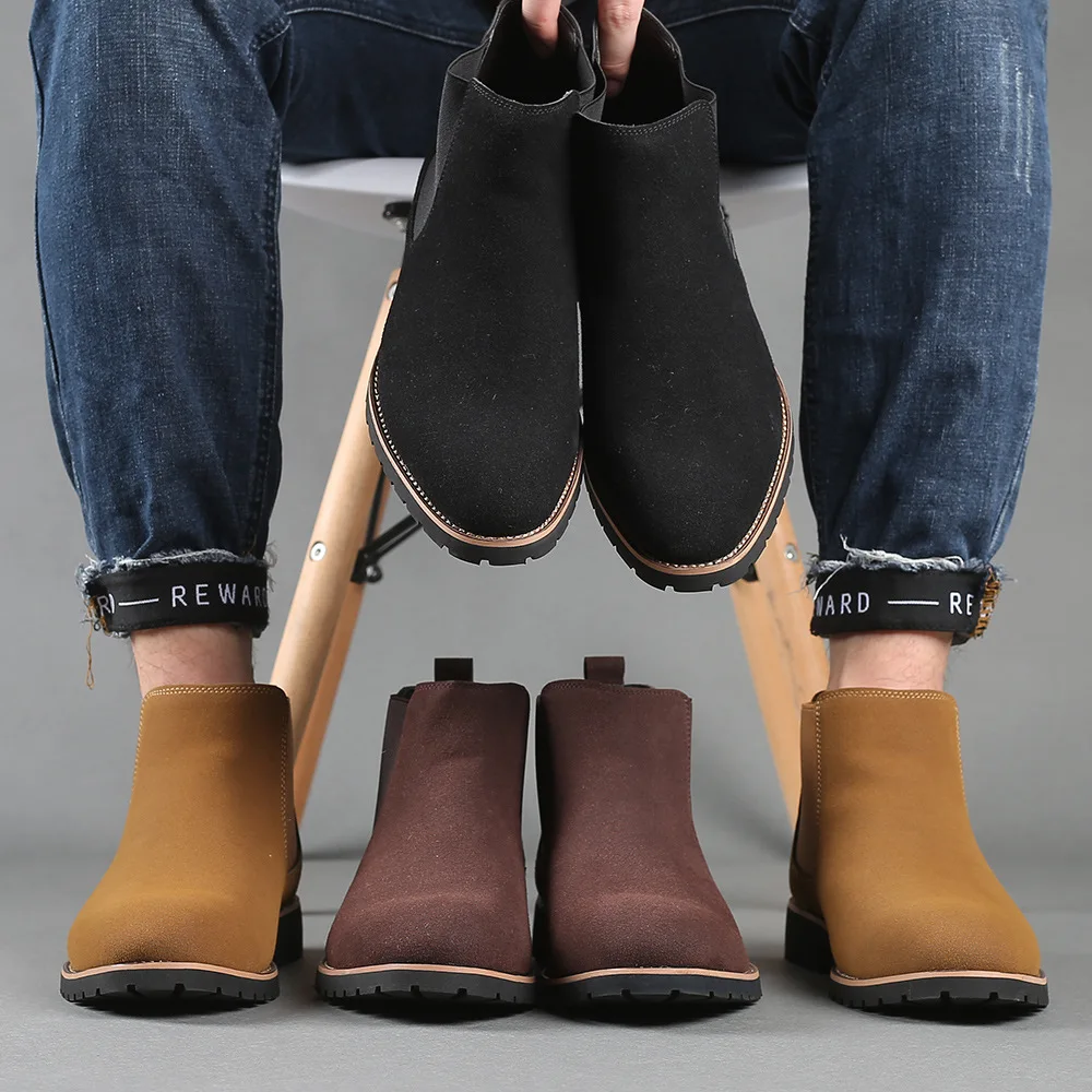 Men Ankle Boots British Style  - огляд і ціна Women'S Fashion Business Casual