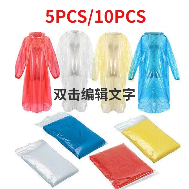 5/10PC Disposable Raincoat Adu - огляд і ціна Women'S Fashion Rain Jacket